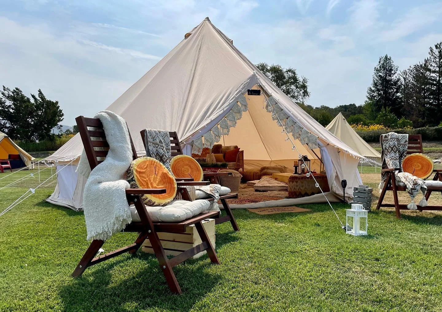 Luxury glamping accommodation